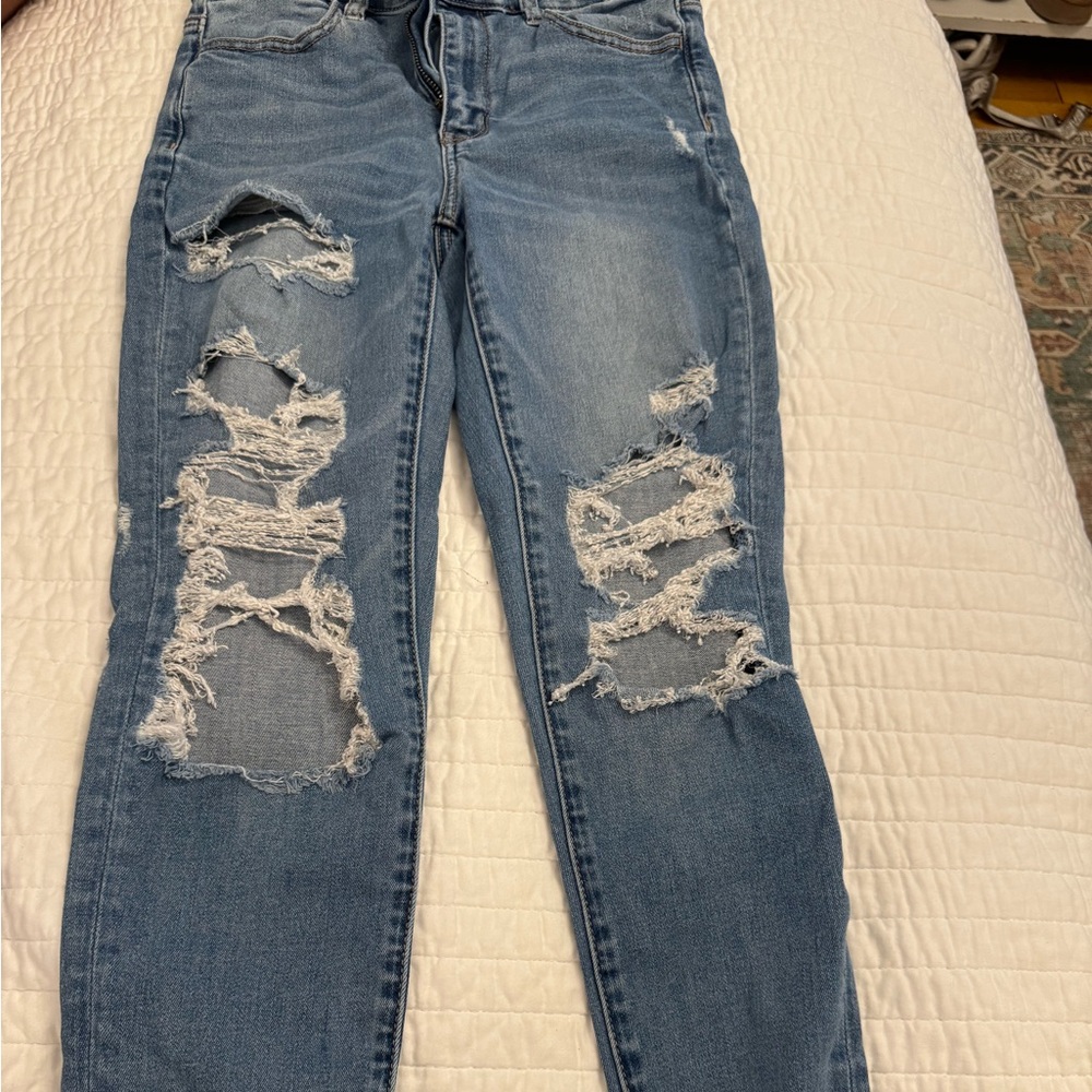 American Eagle ripped jeans
